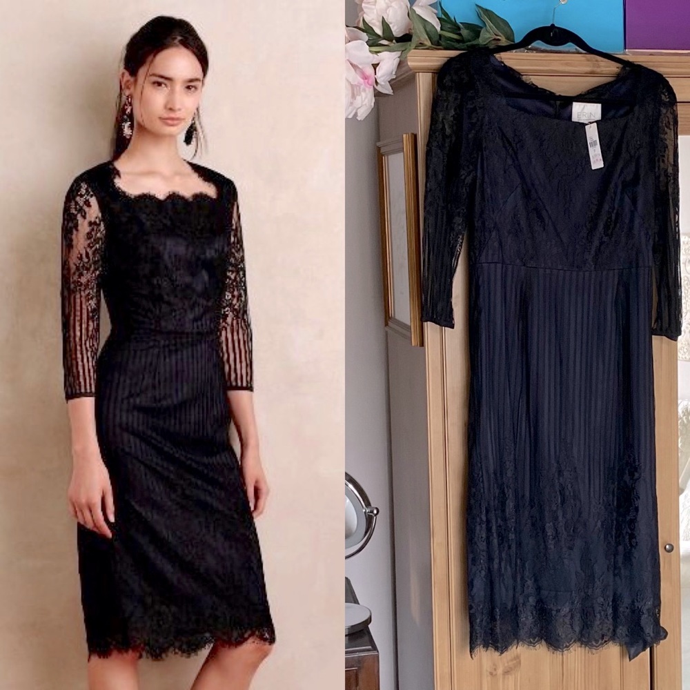LAST CALL!  Catriona Dress (Black Lace)